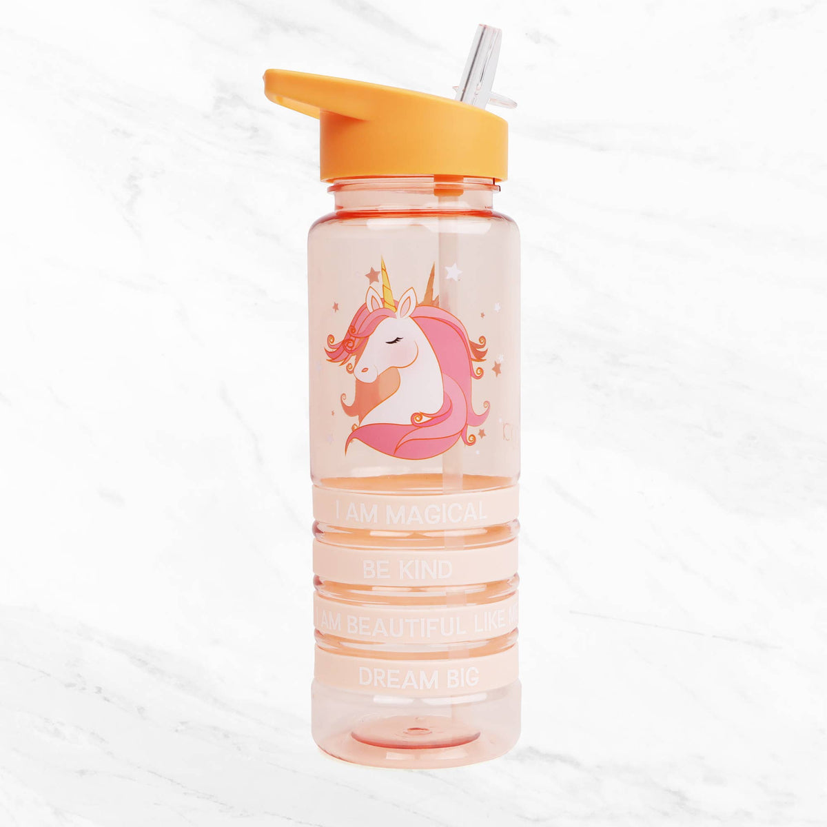 The Unicorn – water bottle with motivational wristband | 500 ml