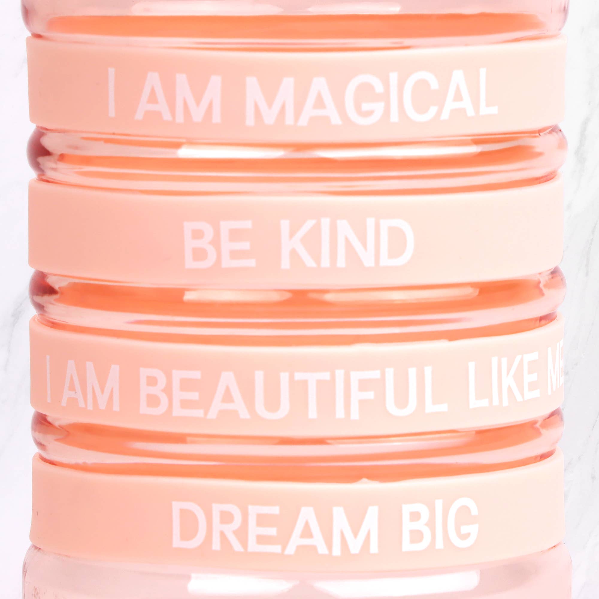 The Unicorn – water bottle with motivational wristband | 500 ml