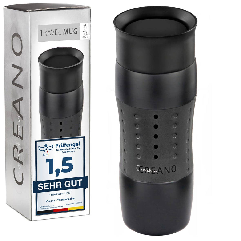 Creano Design Travel Mug 420 ml, Coffee to Go Mug