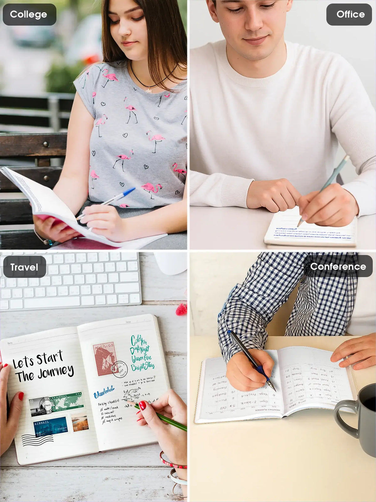 Daily Vibes – Notebook & Monthly Planner | A5