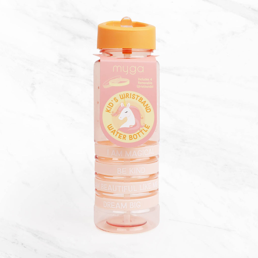 The Unicorn – water bottle with motivational wristband | 500 ml