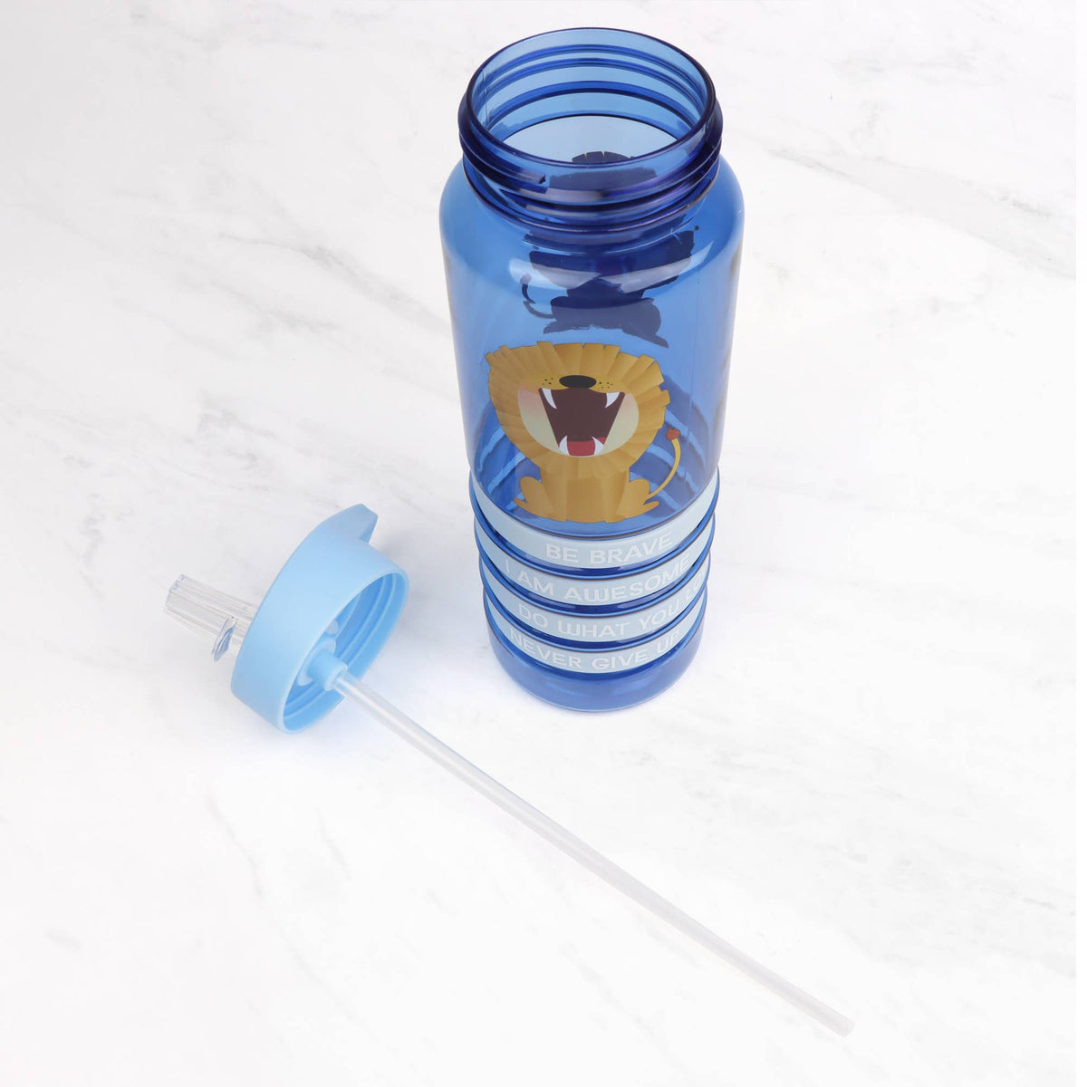 Lion – water bottle with motivational wristband | 500 ml