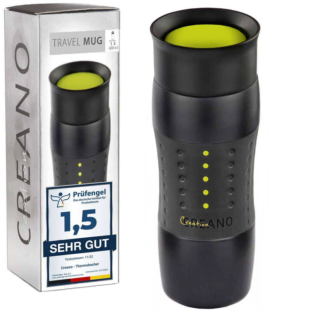 Creano Design Travel Mug 420 ml, Coffee to Go Mug