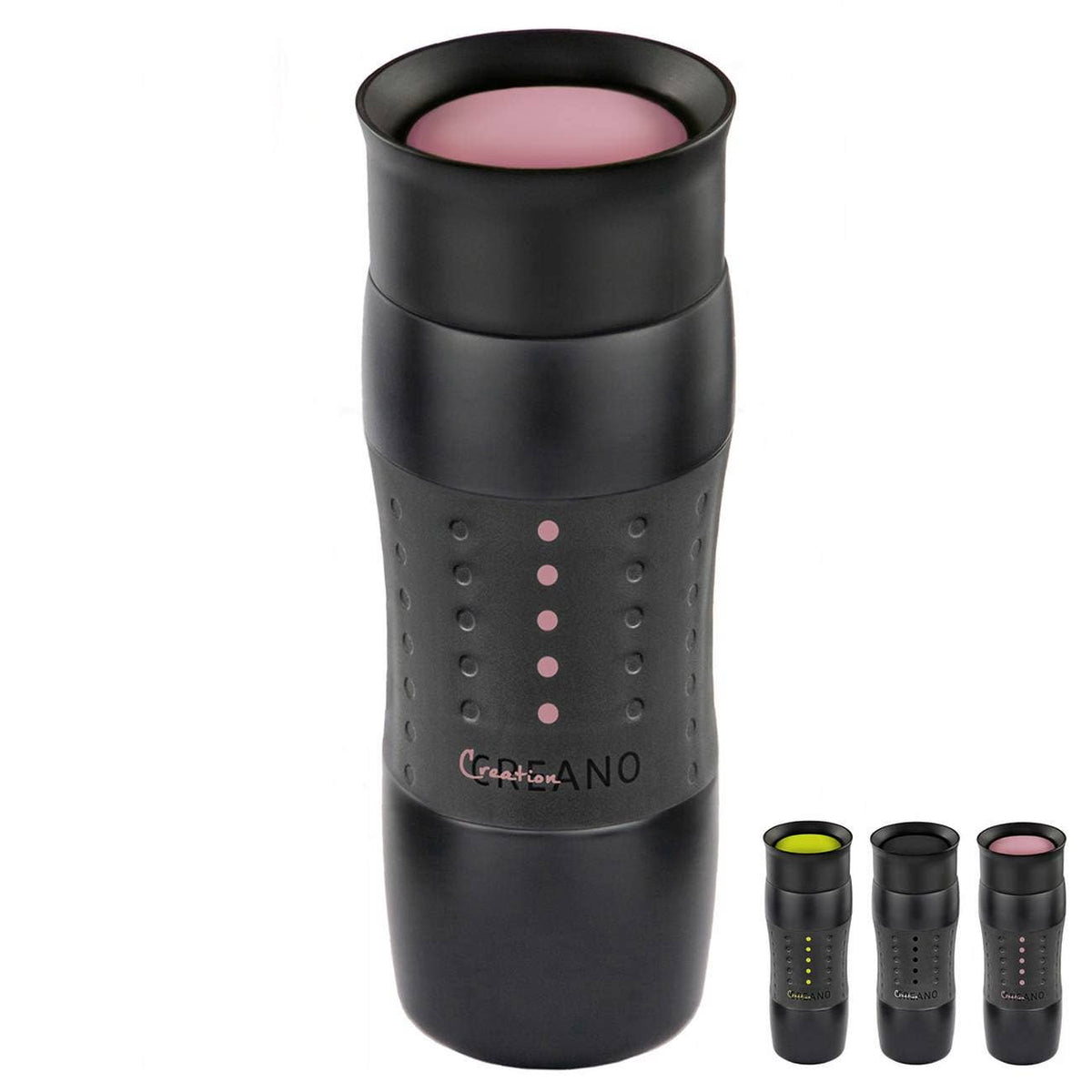 Creano Design Travel Mug 420 ml, Coffee to Go Cup Pink