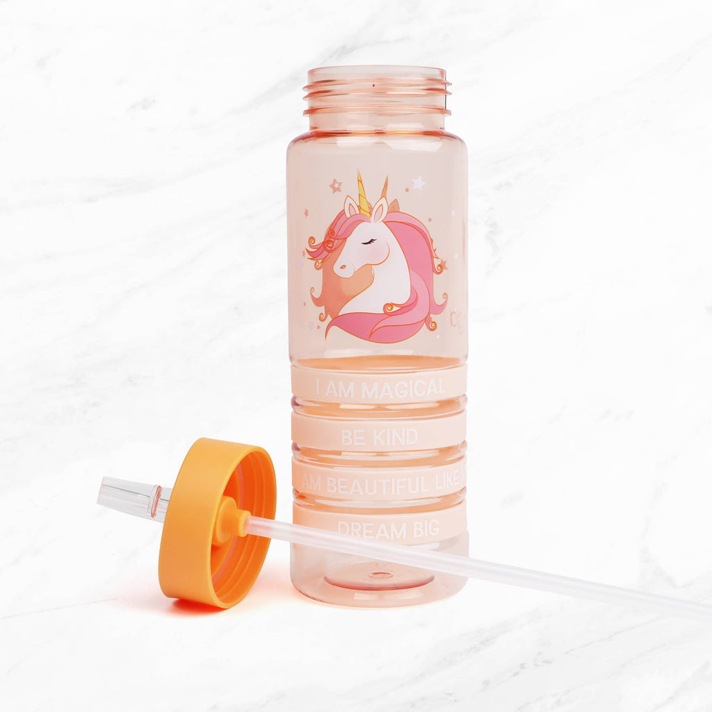 The Unicorn – water bottle with motivational wristband | 500 ml