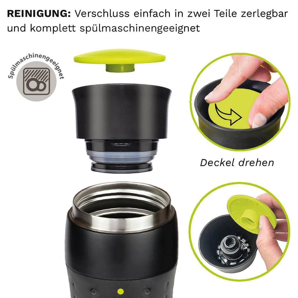 Creano Design Travel Mug 420 ml, Coffee to Go Mug