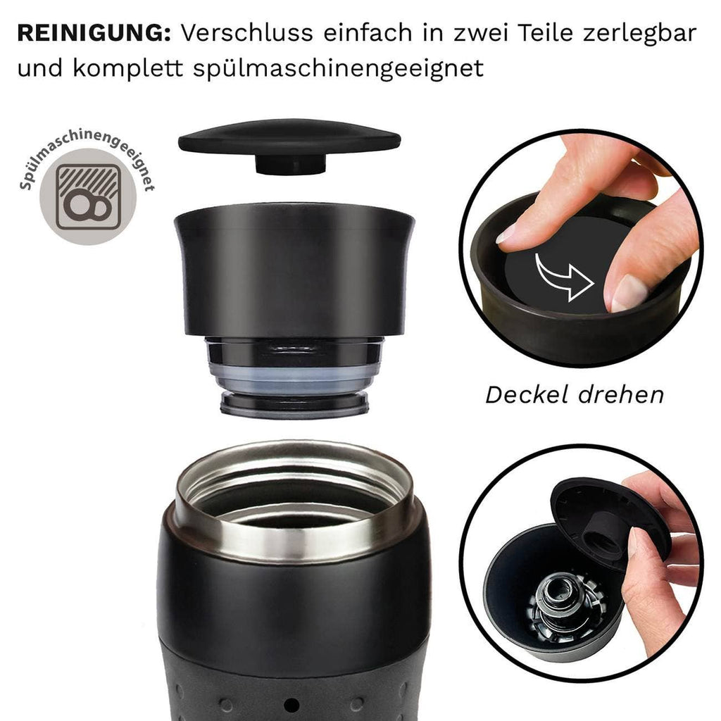 Creano Design Travel Mug 420 ml, Coffee to Go Mug